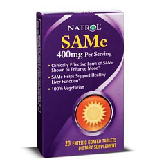 Natrol SaMe 160 мг, 20 таб