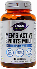 NOW Men's Active Sports Multi, 90 капс