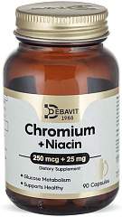 Debavit Chromium + Niacin, 90 капс