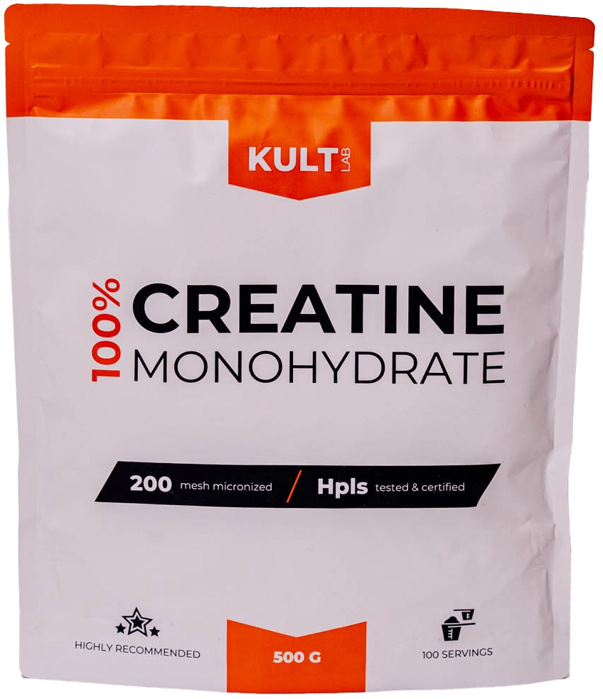 Купить kultlab creatine bag, 500 гр в Новосибирске по низким ценам -  Моногидрат креатина в интернет-магазине КультЛаб