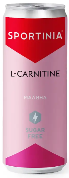 Sportinia L-Carnitine ж/б, 330 мл