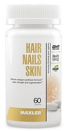 Maxler Hair Nails Skin Formula, 60 таб