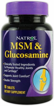Natrol Glucosamine MSM, 90 таб