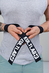 Kultlab Лямки для тяги длинная эмблема, пара