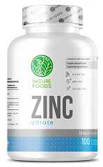Nature Foods Zinc Citrate, 100 капс