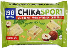 Chikalab Chika Sport Протеиновый белый шоколад без сахара, 100 гр