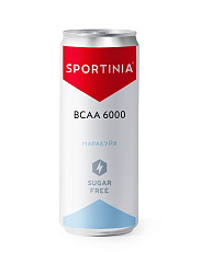 Sportinia BCAA 6000 мг ж/б, 330 мл