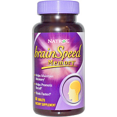 Natrol BrainSpeed Memory, 60 таб