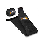 Kultlab Бинты кистевые Чёрные (жёсткие), 53 см