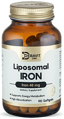Debavit Liposomal Iron Softgels, 90 капс