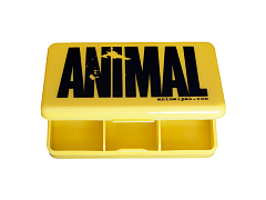 Universal Nutrition Контейнер для таблеток Animal, желтый