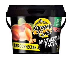 Кусочек-Сочи Арахисовая паста Классическая, 300 гр