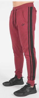 Gorilla Wear GW-90961\RD-BK Штаны "Banks", красные - чёрные
