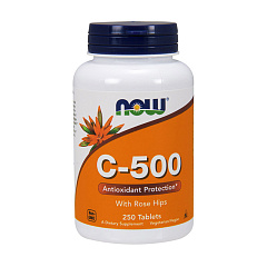 NOW Vitamin C-500 RH, 250 таб