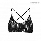 Better bodies 110808-997 Топ BB Manhattan Short Top, Black/White