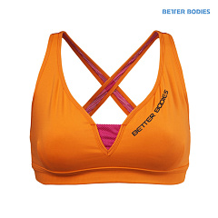Better bodies 110735-245 Комбинированный топ Contrast Short top, оранжевый