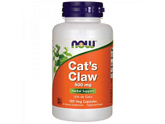 NOW Cat's Claw 500 mg, 100 капс