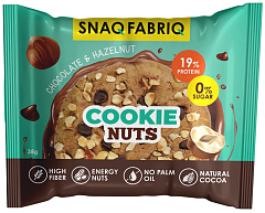 Snaq Fabriq Cookie Nuts Печенье глазированное, 35 гр