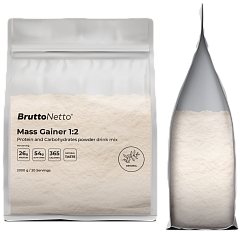 BruttoNetto Mass Gainer 1:2 Рисовый, 1000 г