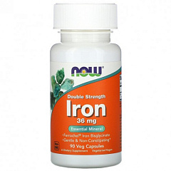 NOW Iron 36 мг, 90 капс