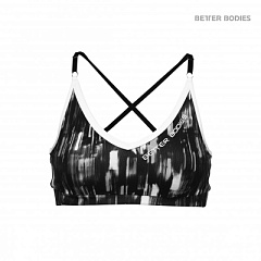 Better bodies 110808-997 Топ BB Manhattan Short Top, Black/White
