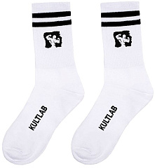 Kultlab Носки белые длинные (38-41), пара