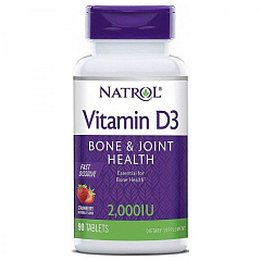 Natrol Vitamin D3 2000 IU, 90 таб