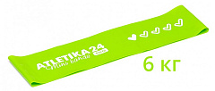 Atletika24 Mini Bands Pro Зеленая петля 6 кг 30*7,5 см