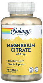 Solaray Magnesium Citrate, 180 капс