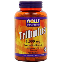 NOW Tribulus 1000 mg, 180 таб