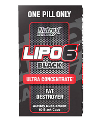 Nutrex Lipo 6 Black Ultra Concentrate International, 60 капс