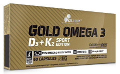 Olimp Gold Omega 3 D3+K2 Sport Edition, 60 капс