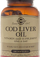 Solgar Cod Liver Oil (Vitamin A&D), 100 капс