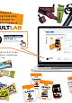 Kultlab Diet неглазированный батончик , 40 г.
