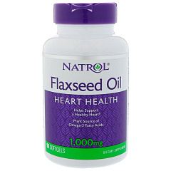 Natrol Flax Seed Oil 1000 мг, 90 капс