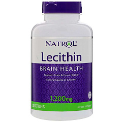 Natrol Soya Lecithin 1200 mg, 120 капс
