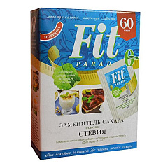 Fit Parad Заменитель сахара на основе эритритола и стевии №14, 60 саше