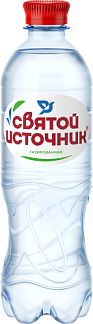 Святой источник Вода питьевая газированная, 500 мл
