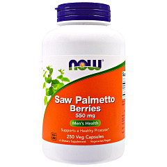 NOW Saw Palmetto 550 mg, 250 капc