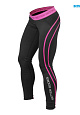 Better bodies 110712-965 Athlete Tight, спортивные лосины, черный/розовый