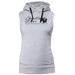 Gorilla Wear GW-91502\HG Безрукавка женская с капюшоном "Selma"