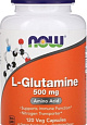NOW L-Glutamine 500 мг, 120 капс