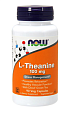 NOW Theanine 100 мг, 90 капс