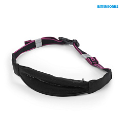 Better bodies 130332-991 Zip Belt сумка на пояс, черная с розовым
