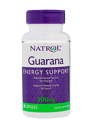 Natrol Guarana 200 mg, 90 капс