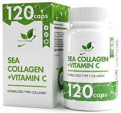 NaturalSupp Sea Collagen + Vitamin C, 120 капс