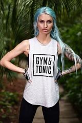 DF PRO Майка Gym & Tonic Light Grey