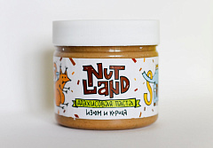NutLand Паста из жареного арахиса с Изюмом и корицей, 300 гр