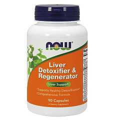NOW Liver Detoxifier & Regenerator, 90 капc