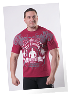 No limits 3426 футболка, бордовая